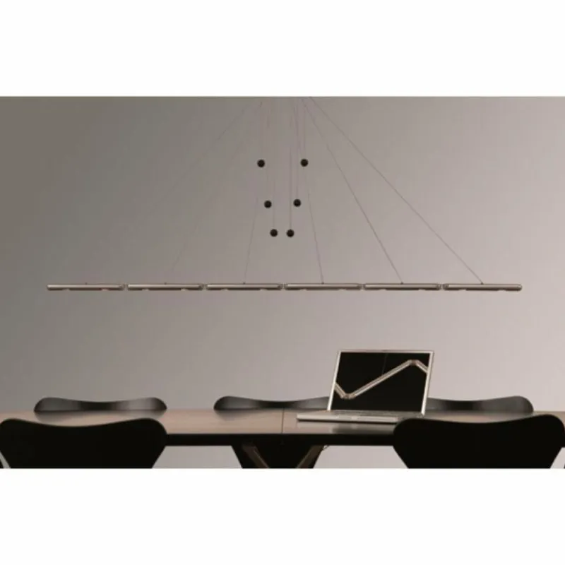 Luminaires Basis Leuchten Suspension Basis-Leuchten GENUA LED Aluminium, 4 lumières* Suspensions