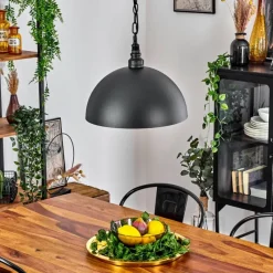 Lampes Dorées-hofstein Suspension Beles Noir, 1 lumière