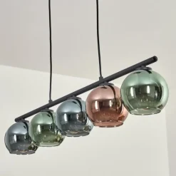 hofstein Suspension Belp Noir, 5 lumières