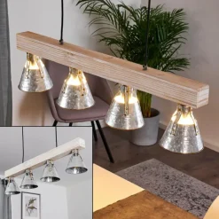 Lampes Industrielles-hofstein Suspension Berkeley Blanc, 4 lumières