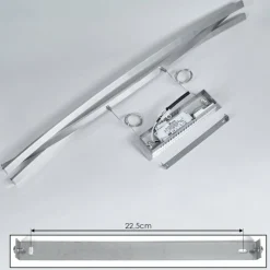 hofstein Suspension Bernese LED Nickel mat, 3 lumières* Suspensions