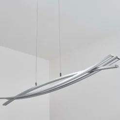 hofstein Suspension Bernese LED Nickel mat, 3 lumières* Suspensions