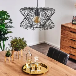 Lampes Industrielles-hofstein Suspension Bischkek Noir, 1 lumière