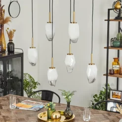 hofstein Suspension Bocayuva Noir, 6 lumières* Suspensions