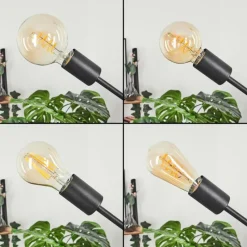 Lampes Industrielles-hofstein Suspension Bogno Noir, 6 lumières