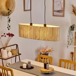 Luminaires Scandinaves-hofstein Suspension Bongal Noir, 2 lumières