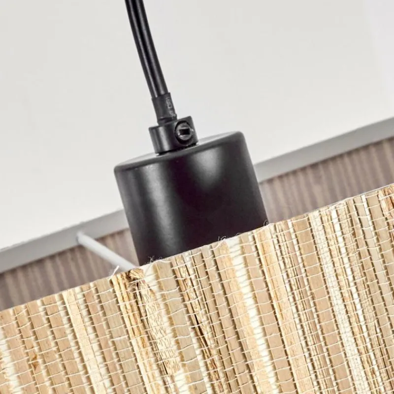 Luminaires Scandinaves-hofstein Suspension Bongal Noir, 2 lumières