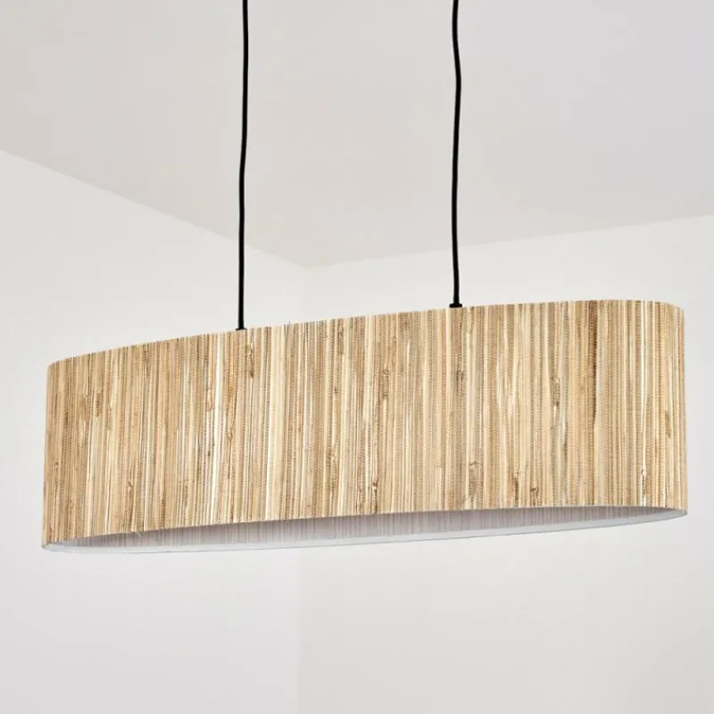 Luminaires Scandinaves-hofstein Suspension Bongal Noir, 2 lumières