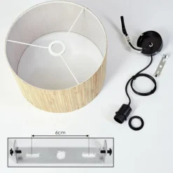 Luminaires Scandinaves-hofstein Suspension Bongal Noir, 1 lumière