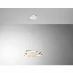 Luminaires Bopp Suspension Bopp BREAK LED Aluminium, 1 lumière* Suspensions