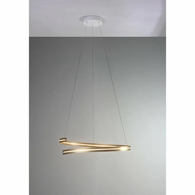 Lampes Dorées-Luminaires Bopp Suspension Bopp BREAK LED Or, 1 lumière
