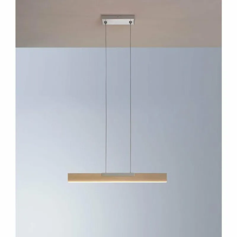 Lampes En Bois-Luminaires Bopp Suspension Bopp NANO LED Aluminium, Bois foncé, 1 lumière