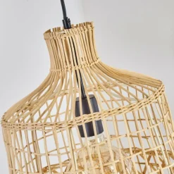 Style Boho-Chic-hofstein Suspension Bosco Noir, 1 lumière