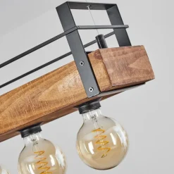 Style Boho-Chic-hofstein Suspension Bougey Écru, Noir, 3 lumières