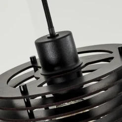 Luminaires Scandinaves-hofstein Suspension Boula Noir, 3 lumières