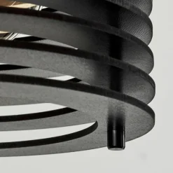 Luminaires Scandinaves-hofstein Suspension Boula Noir, 3 lumières