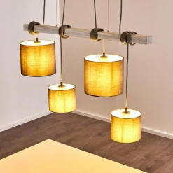Lampes En Tissu-hofstein Suspension Bramois Gris, 4 lumières