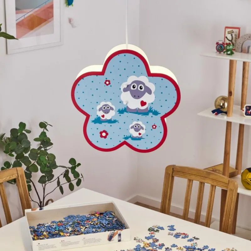 hofstein Suspension Brenets Blanc, 1 lumière