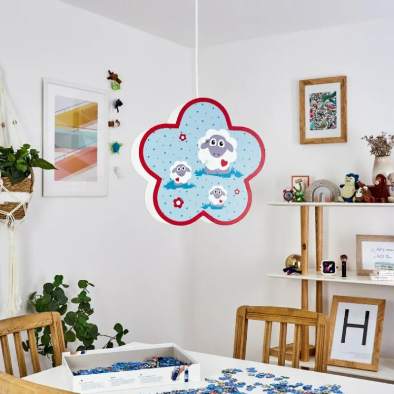 hofstein Suspension Brenets Blanc, 1 lumière