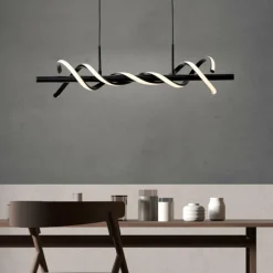 Luminaires Brilliant Suspension Brilliant Amalie LED Noir, 1 lumière* Éclairage Led