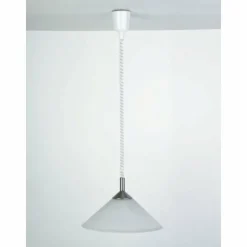 Luminaires Brilliant Suspension Brilliant Ariana Blanc, 1 lumière