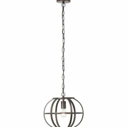 Luminaires Rustiques-Luminaires Brilliant Suspension Brilliant Basia Bronze, 1 lumière