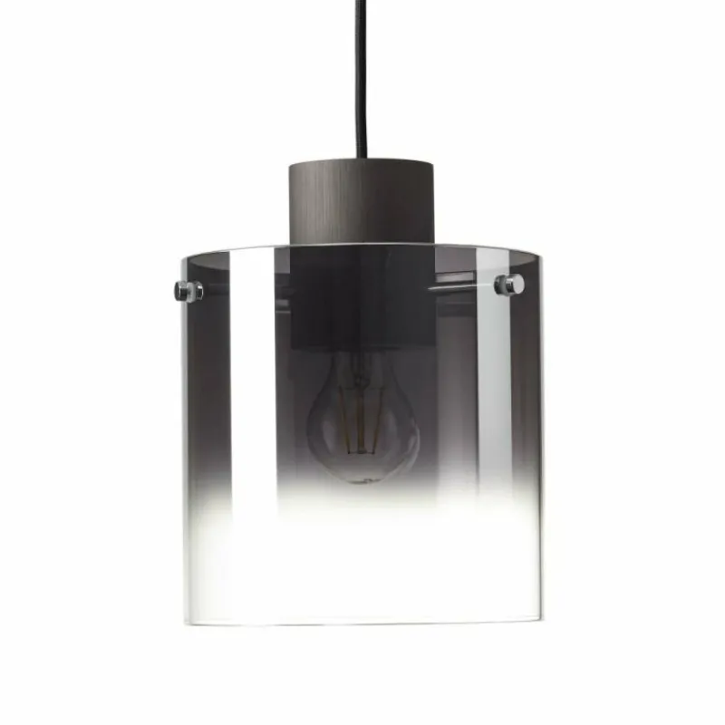 Luminaires Rustiques-Luminaires Brilliant Suspension Brilliant Beth Noir, 3 lumières