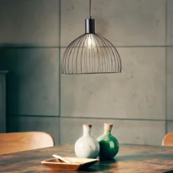 Luminaires Scandinaves-Luminaires Brilliant Suspension Brilliant Blacky Noir, 1 lumière