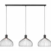 Luminaires Scandinaves-Luminaires Brilliant Suspension Brilliant Blacky Noir, 3 lumières
