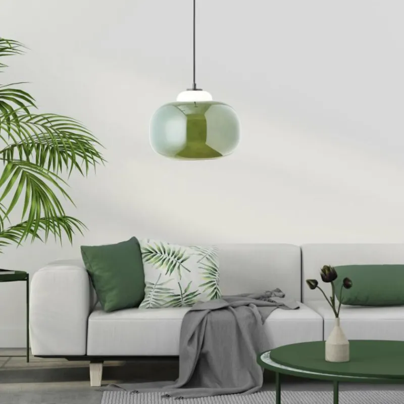 Luminaires Brilliant Suspension Brilliant Blop Noir, 1 lumière