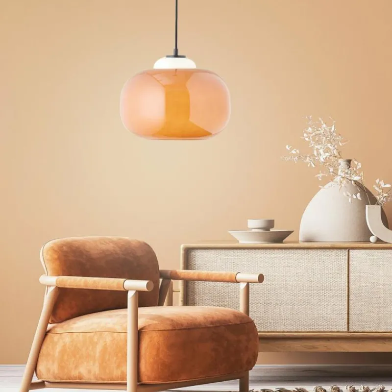 Luminaires Brilliant Suspension Brilliant Blop Noir, 1 lumière