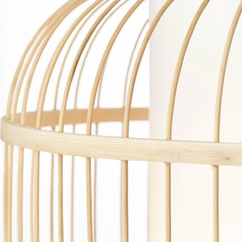 Lampes En Tissu-Luminaires Brilliant Suspension Brilliant Bones Brun, Blanc, 1 lumière