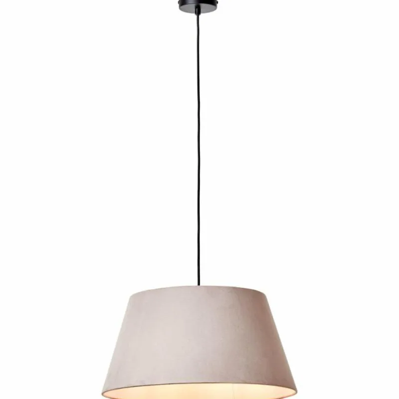 Lampes En Tissu-Luminaires Brilliant Suspension Brilliant Brok Noir, 1 lumière