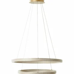 Lampes Dorées-Luminaires Brilliant Suspension Brilliant Calvi LED Or, 1 lumière, Télécommandes