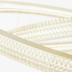 Lampes Dorées-Luminaires Brilliant Suspension Brilliant Calvi LED Or, 1 lumière, Télécommandes