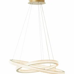 Lampes Dorées-Luminaires Brilliant Suspension Brilliant Calvi LED Or, 1 lumière, Télécommandes