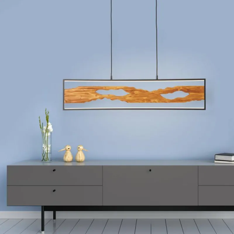 Luminaires Brilliant Suspension Brilliant Chaumont LED Noir, 1 lumière* Éclairage Led