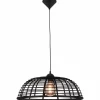 Luminaires Rustiques-Luminaires Brilliant Suspension Brilliant CROSSTOWN Bois foncé, Noir, 1 lumière
