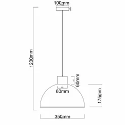 Luminaires Scandinaves-Luminaires Brilliant Suspension Brilliant Daintree Noir, 1 lumière