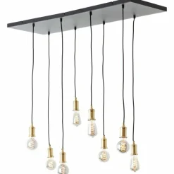 Luminaires Brilliant Suspension Brilliant Darcia Noir, 8 lumières* Suspensions