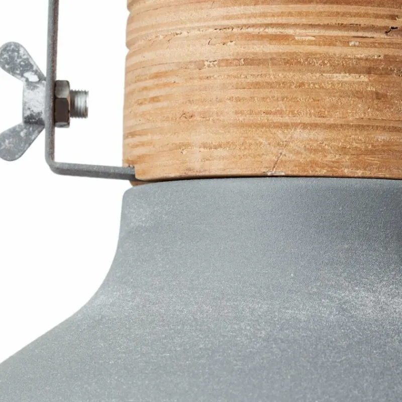 Lampes Industrielles-Luminaires Brilliant Suspension Brilliant Emma Gris, 1 lumière