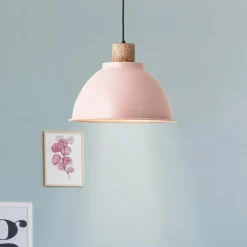 Luminaires Scandinaves-Luminaires Brilliant Suspension Brilliant Erena Rose, 1 lumière