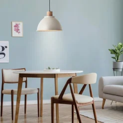 Luminaires Scandinaves-Luminaires Brilliant Suspension Brilliant Erena Gris, 1 lumière