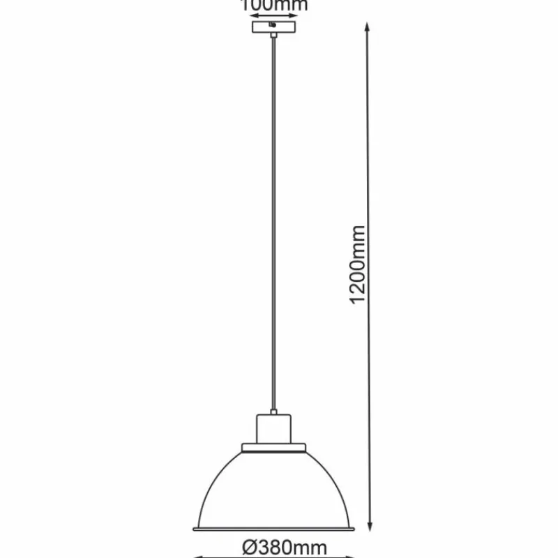 Luminaires Scandinaves-Luminaires Brilliant Suspension Brilliant Erena Vert, 1 lumière