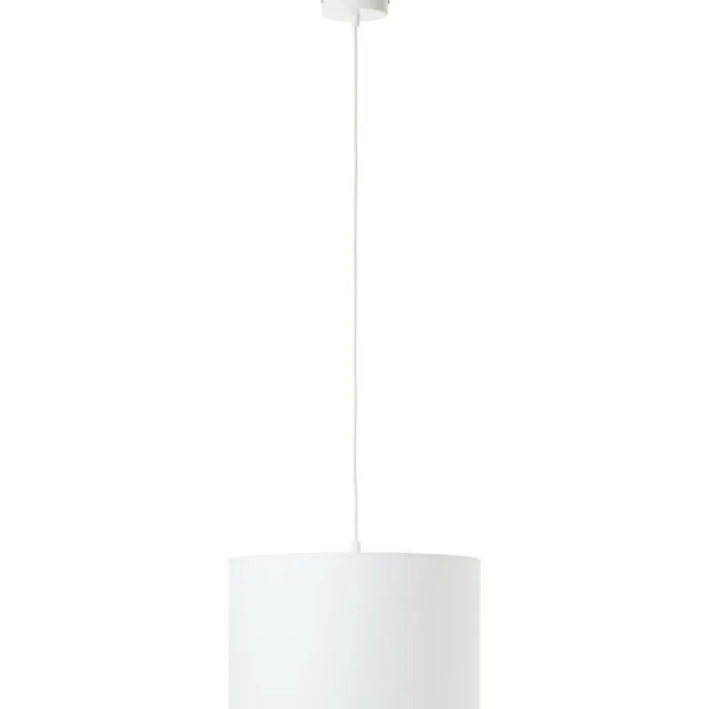 Lampes En Tissu-Luminaires Brilliant Suspension Brilliant Esher Argenté, 1 lumière