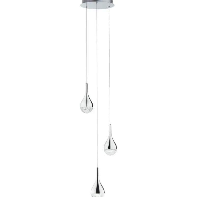 Luminaires Brilliant Suspension Brilliant FRIZZANTE LED Chrome, 3 lumières