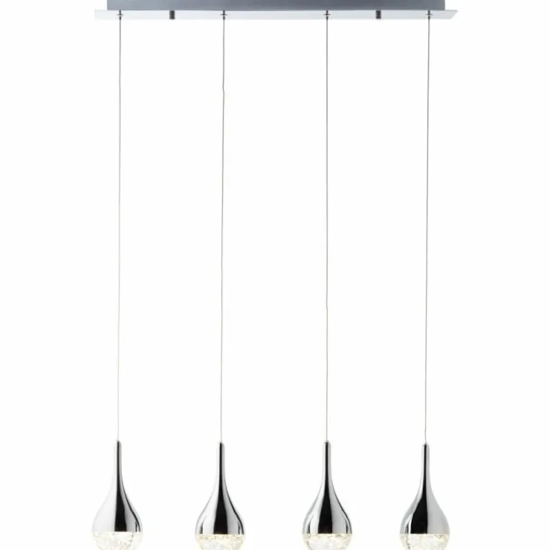 Luminaires Brilliant Suspension Brilliant FRIZZANTE LED Chrome, 4 lumières
