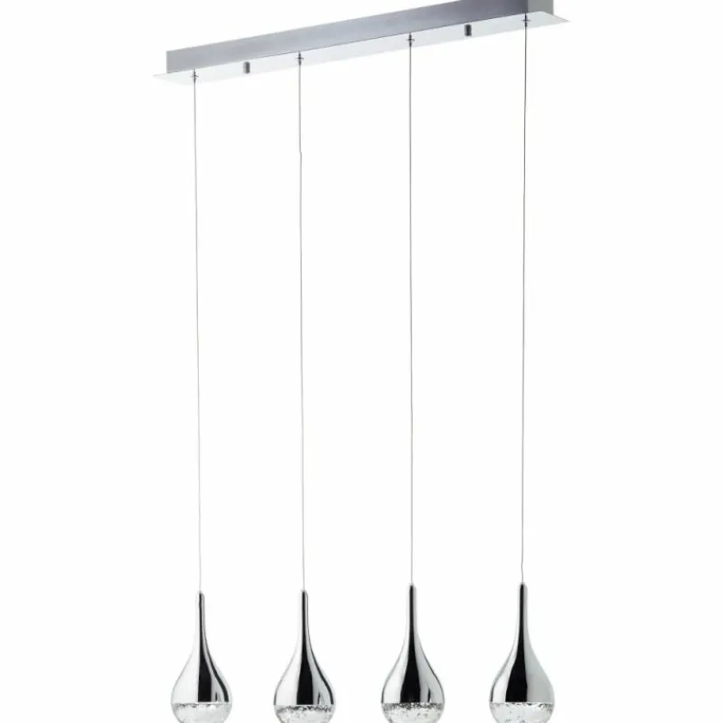 Luminaires Brilliant Suspension Brilliant FRIZZANTE LED Chrome, 4 lumières