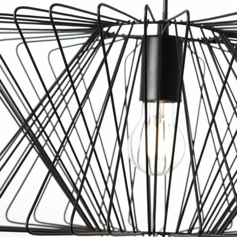 Luminaires Scandinaves-Luminaires Brilliant Suspension Brilliant George Town Noir, 1 lumière