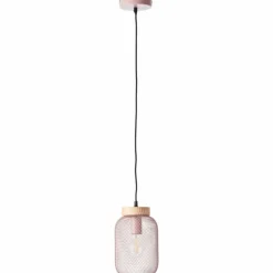 Luminaires Scandinaves-Luminaires Brilliant Suspension Brilliant Giada Rose, 1 lumière